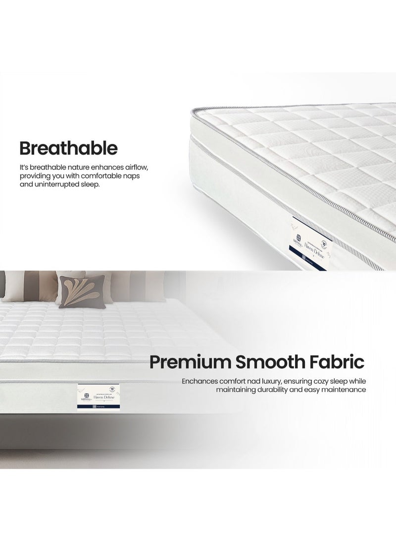 Haven Deluxe Pocket Spring Mattress – Medium Comfort, Breathable, Motion Isolation - Image 5
